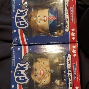 Nwt! Election collection 2016 garbage pail kids featuring Donald trump. + hrc